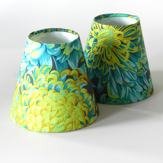 Handmade Green Chrysanthemum Candle Clip Lampshade