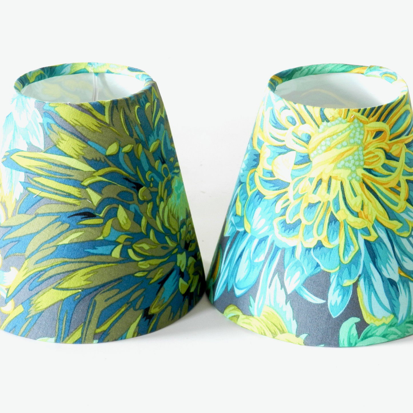 Handmade Green Chrysanthemum Candle Clip Lampshade