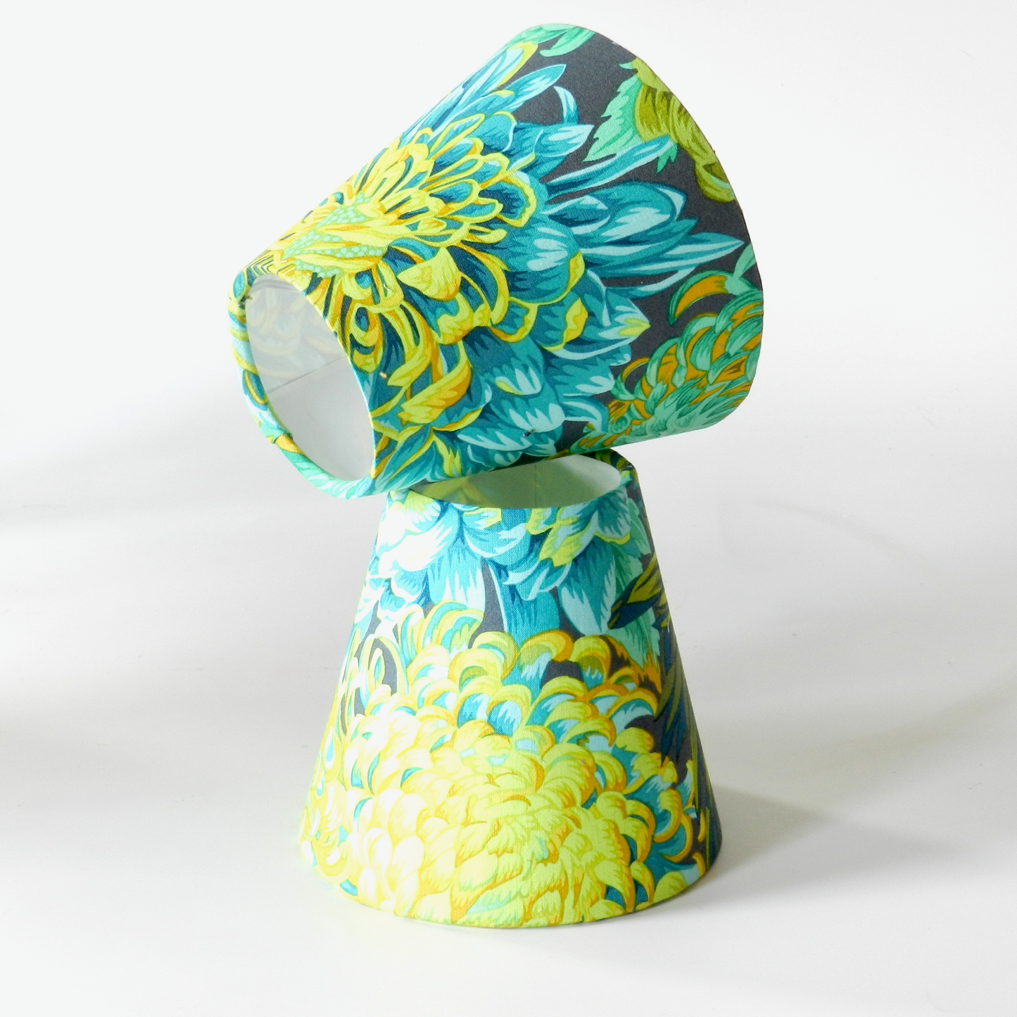 Handmade Green Chrysanthemum Candle Clip Lampshade
