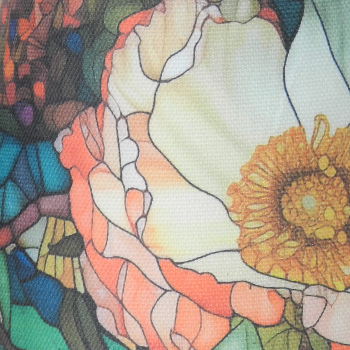 Handmade Stained Glass Flowers Candle Clip Lampshade