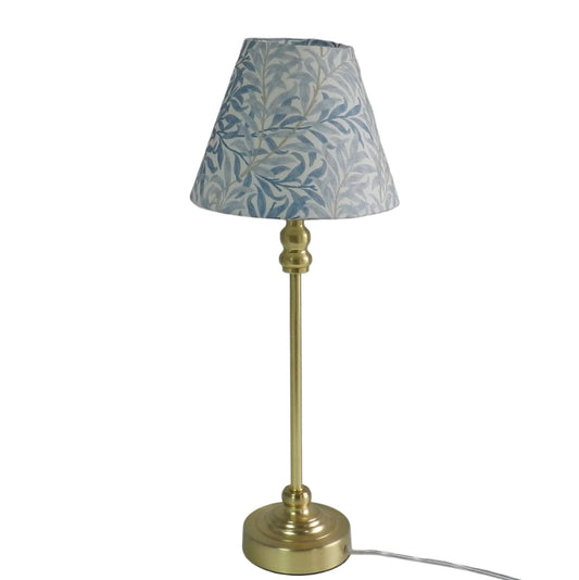 William Morris Lampshade: Willow Bough in Azure Blue
