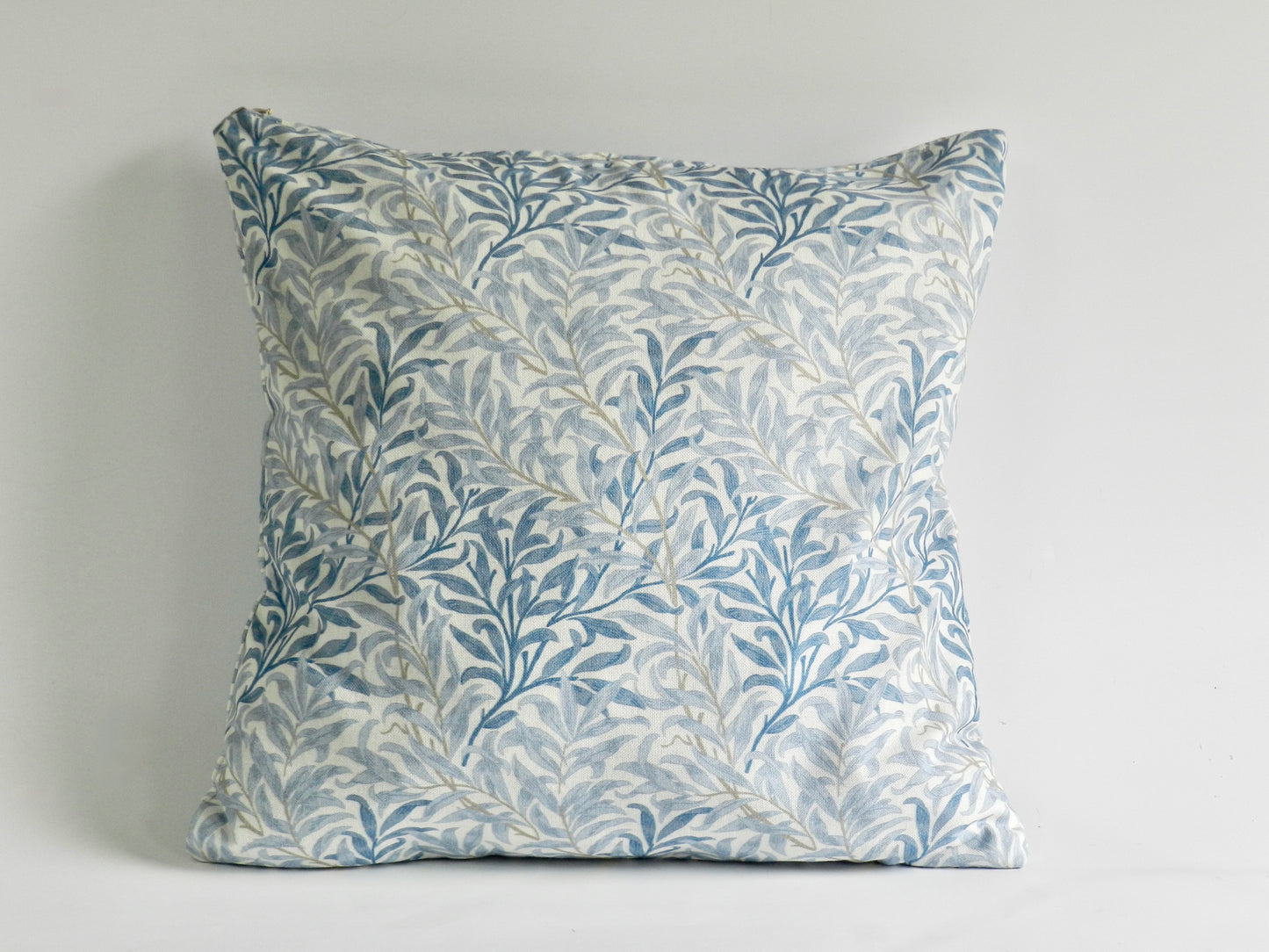 Azure Blue William Morris "Willow Bough" Design Cushion Cover | Botanical Throw Pillow Cushion Cover