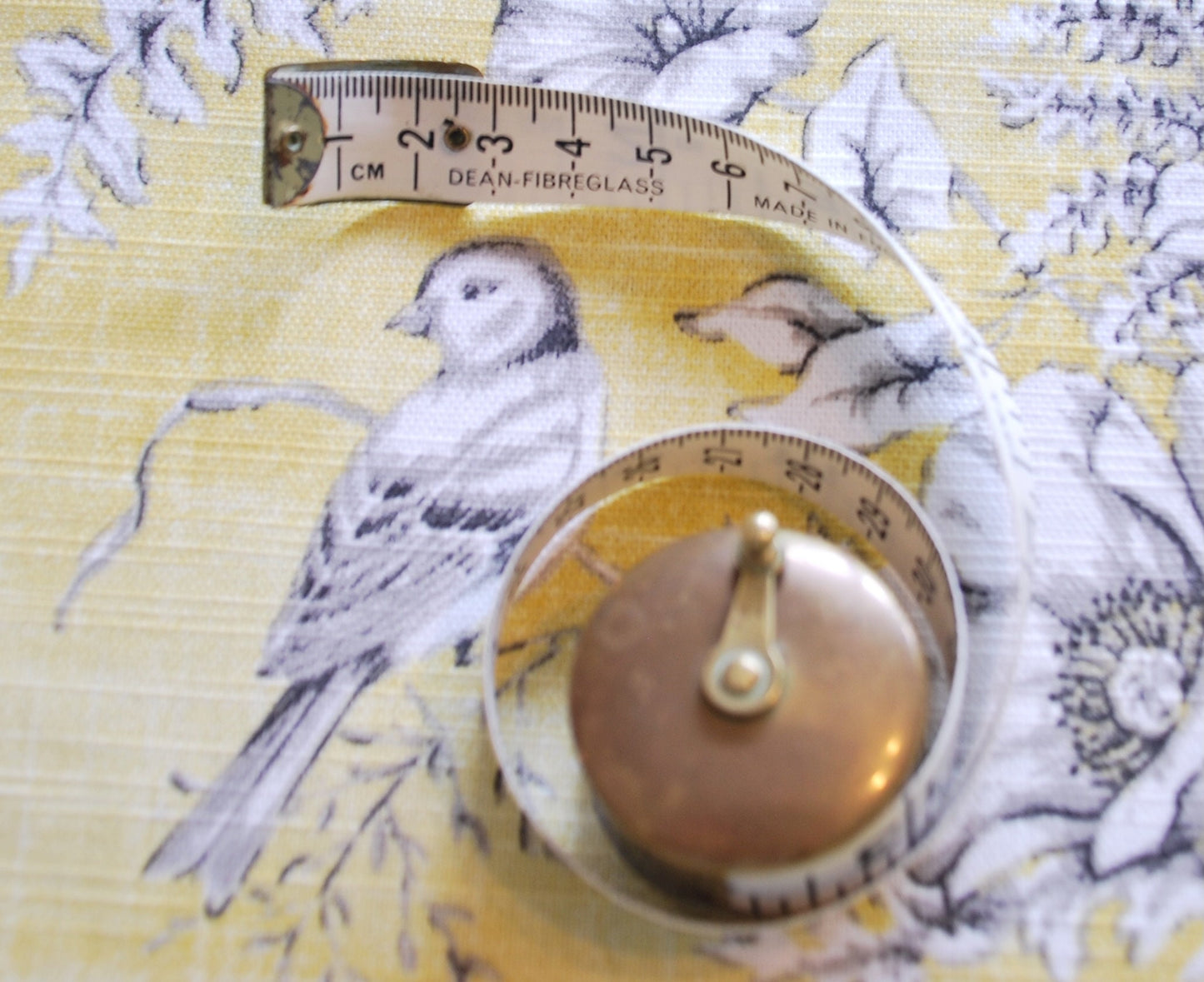 Handmade Buttercup Finch Toile Lampshade