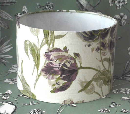 Handmade Floral Lampshade. Laura Ashley Tulips