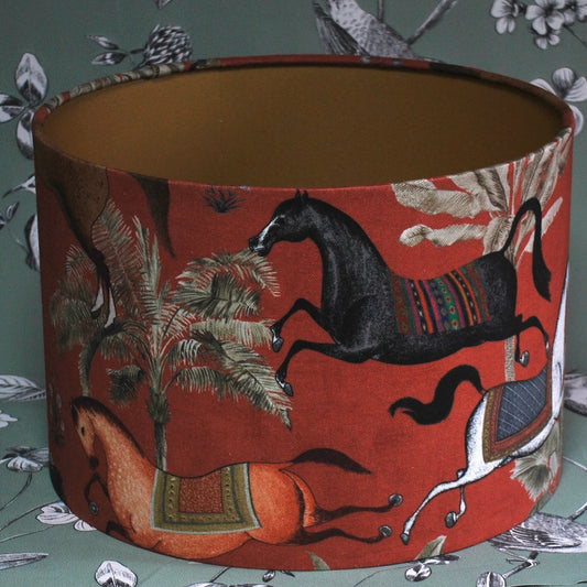 Handmade Arabian Horses Lampshade