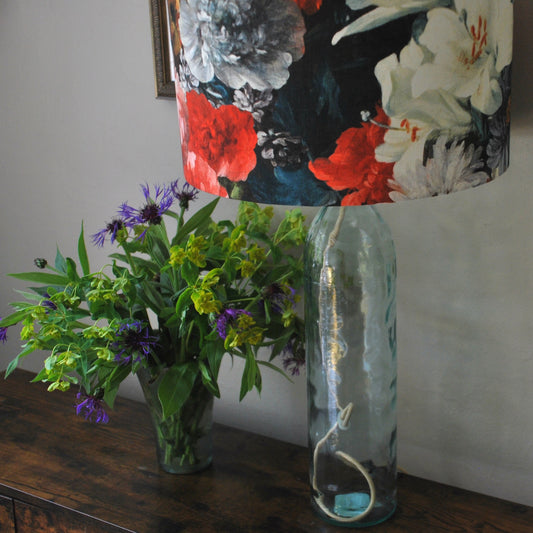 Handmade Roses and Lilies Lampshade