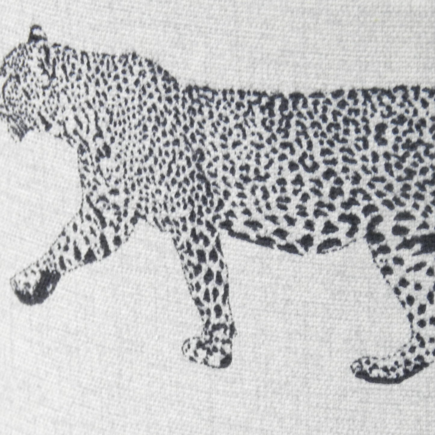 Handmade Leopard Lampshade Natural & Black