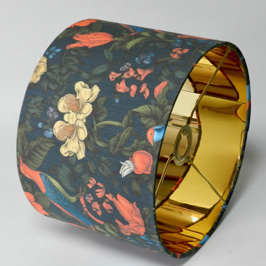 Handmade Vibrant Bird Lampshade,