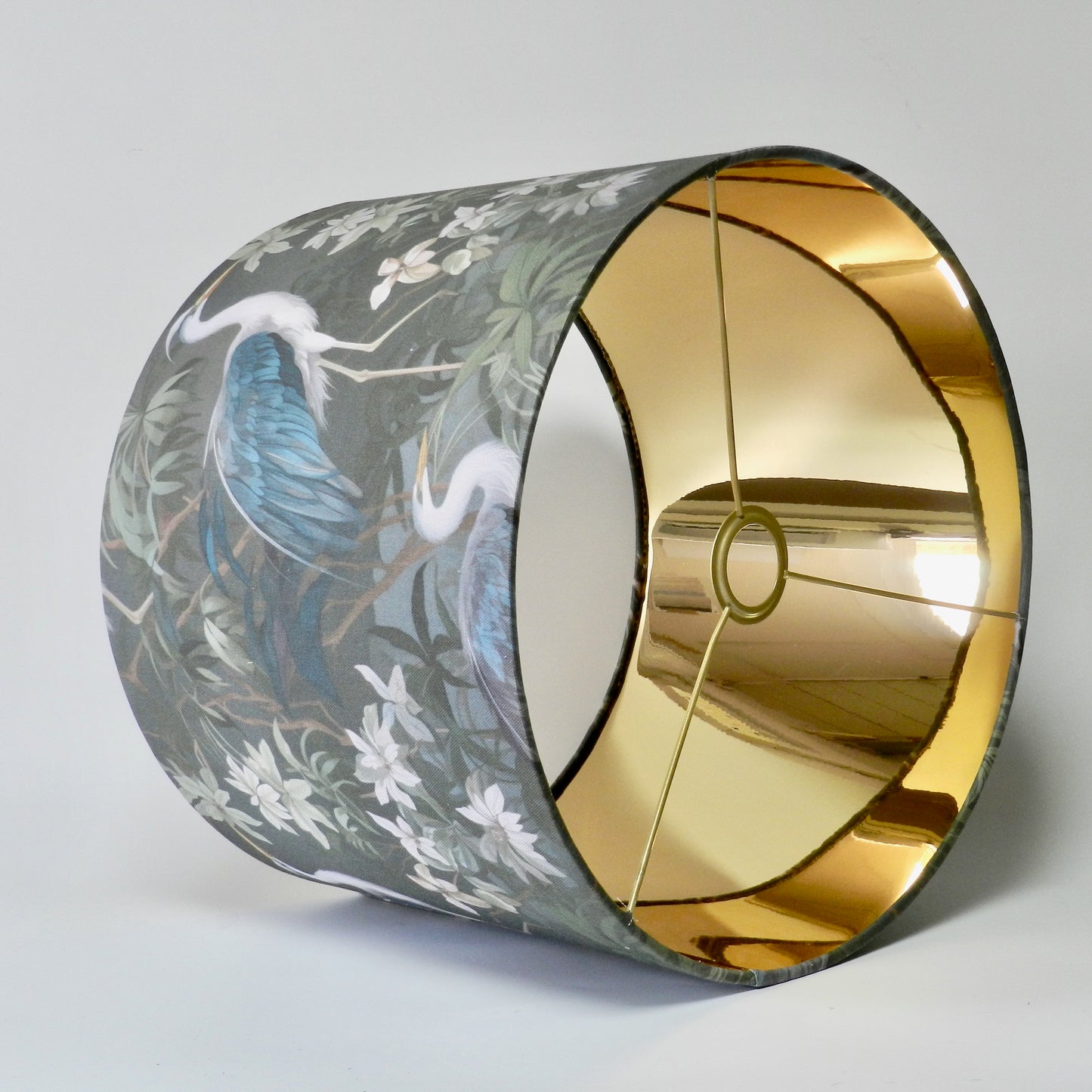 Handmade Heron Garden Lampshade