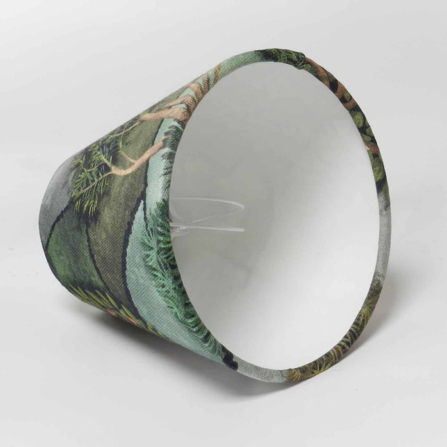 Green Apple Trees Candle Clip Lampshade  Country Views Decor. Chandelier Shade