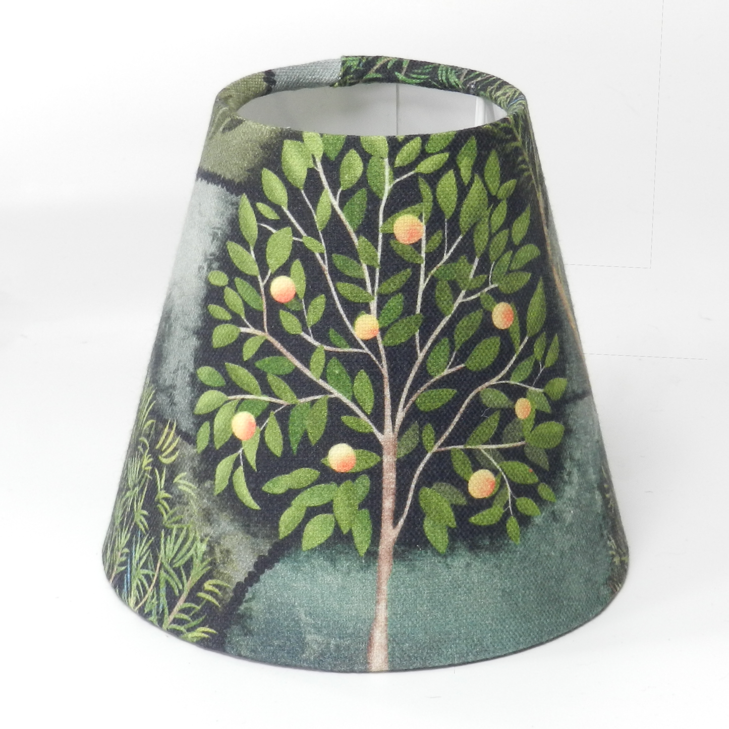 Green Apple Trees Candle Clip Lampshade  Country Views Decor. Chandelier Shade