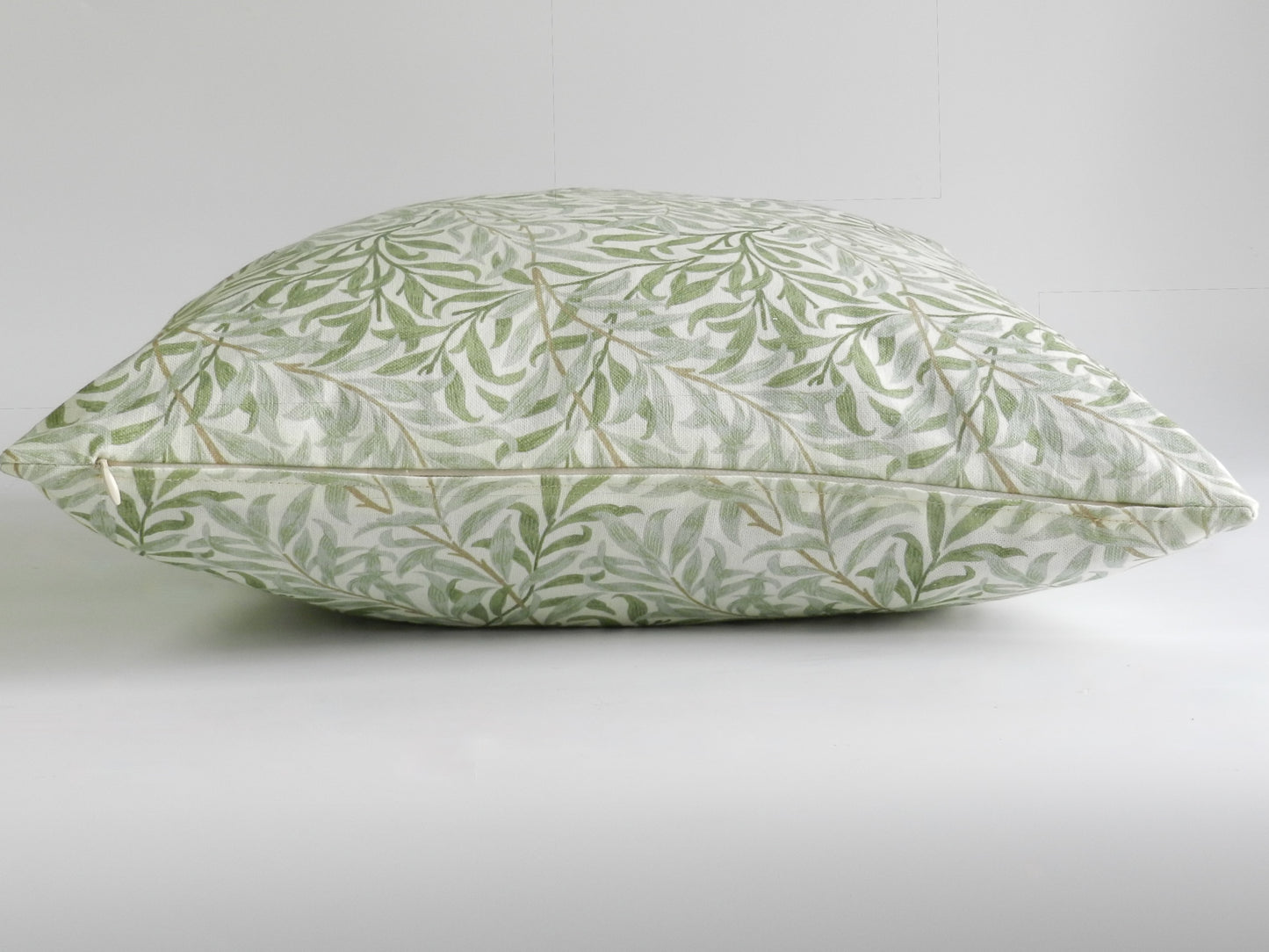 Green Sage William Morris "Willow Bough" Design Cushion Cover | Botanical Throw Pillow Cushion Cover