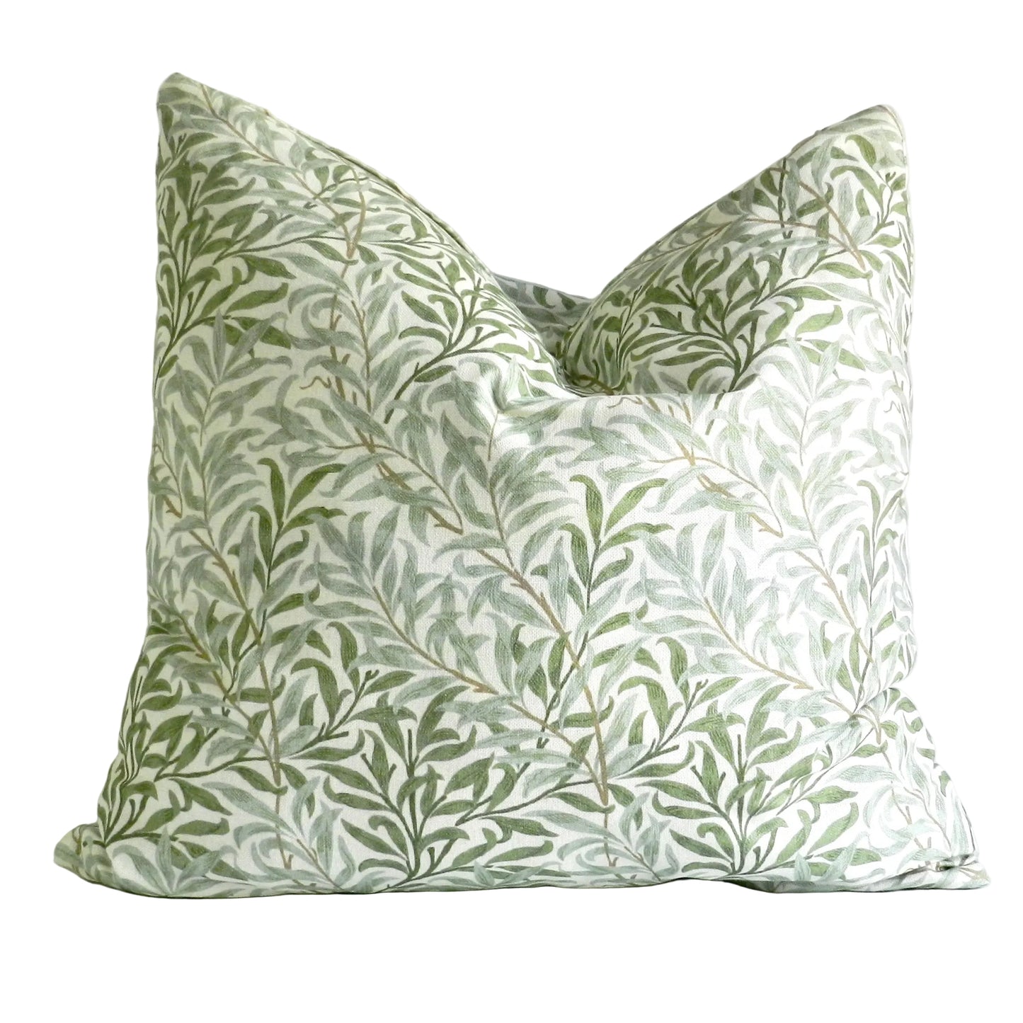 Handmade  Green William Morris Lampshade.  Sage Bough