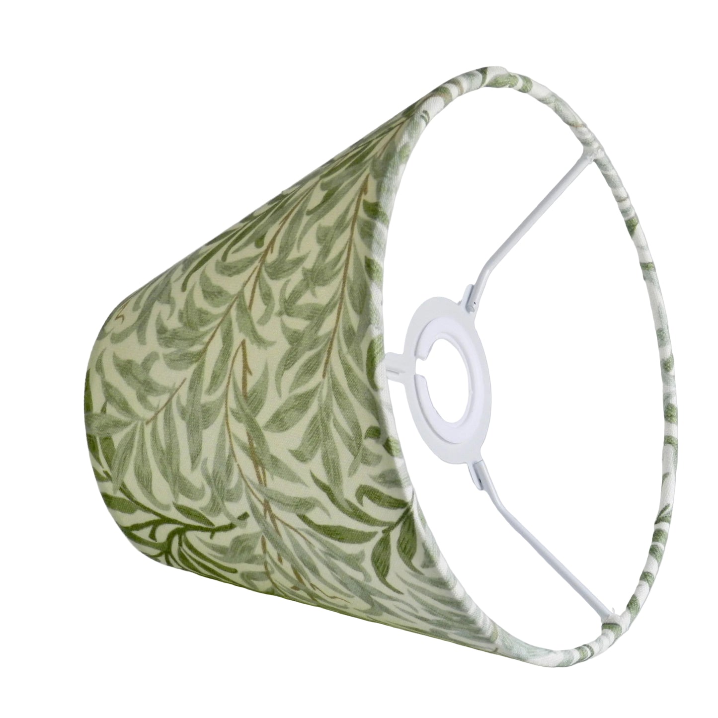 Handmade William Morris Lampshade: Sage Bough Print