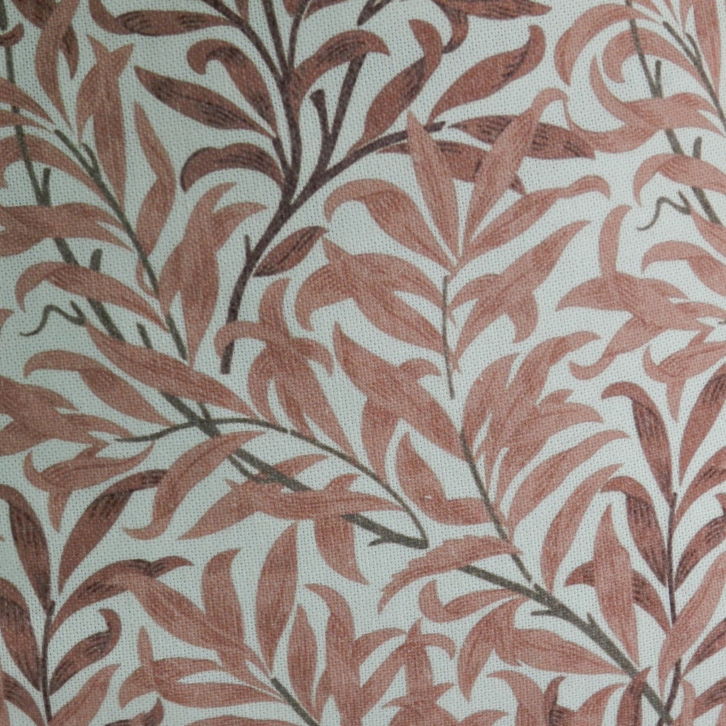 William Morris Rust Pink Bough Lampshade. Handmade Clip-On Shade for Wall Lights and Chandeliers (Copy)
