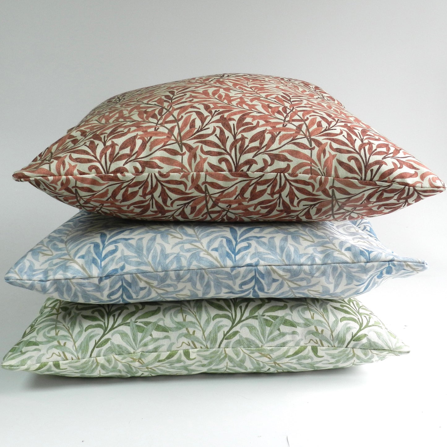 William Morris Rust Pink Bough Lampshade. Handmade Clip-On Shade for Wall Lights and Chandeliers (Copy)