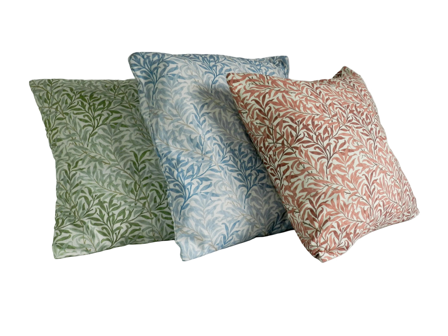 William Morris Lampshade: Willow Bough Print, Rust Cotton