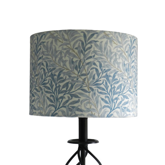 Handmade  Blue William Morris Lampshade.  Azure Bough