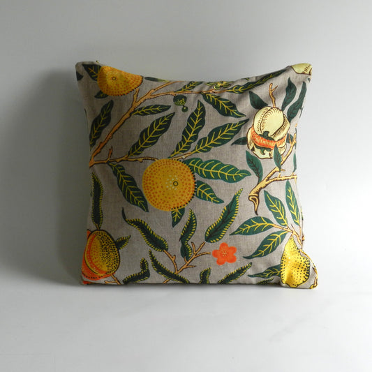 William Morris Cushion Cover: Citrus Fruits Cotton Cushion Cover