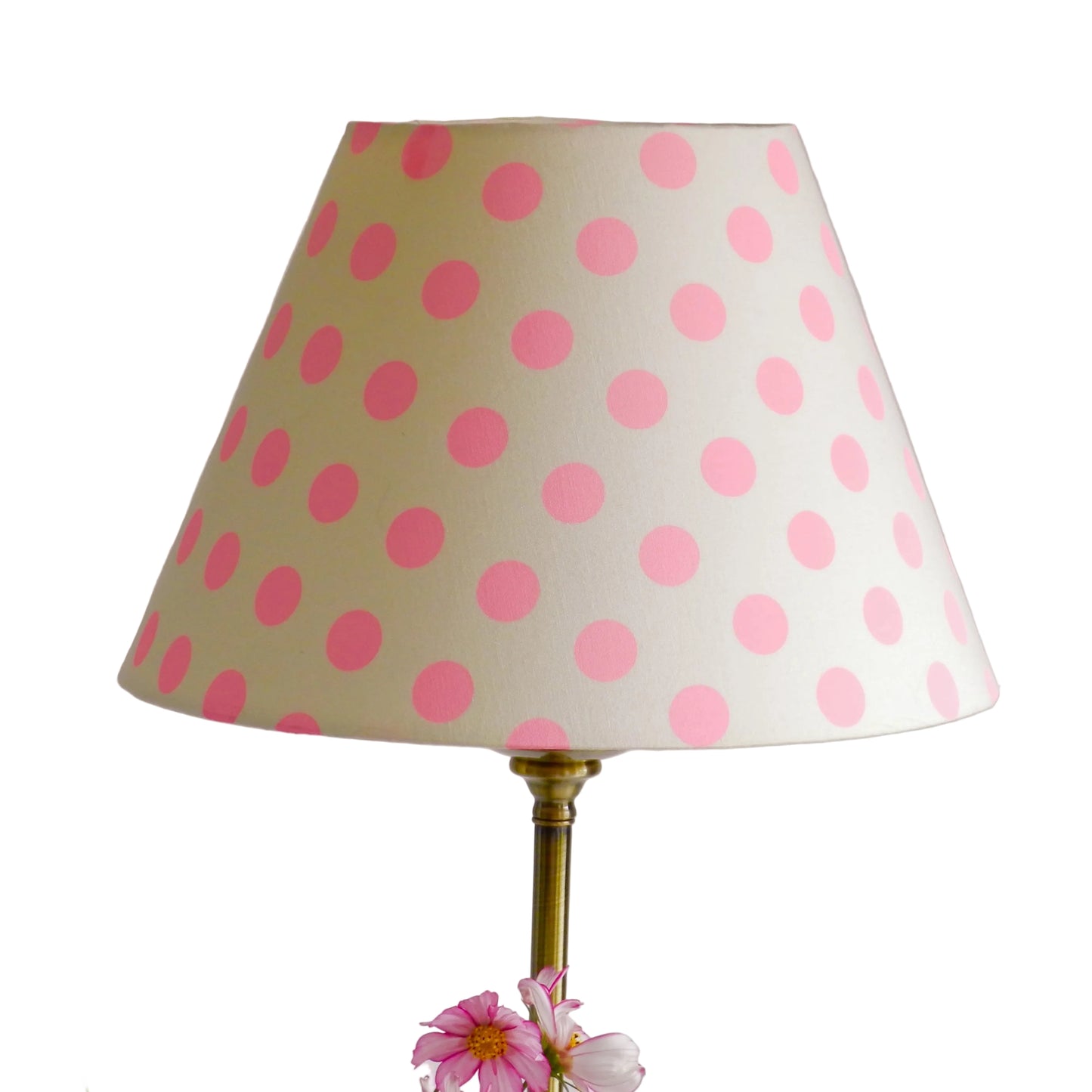 Tula Pink Neon Polkadot Lampshade: Funky Statement Lighting