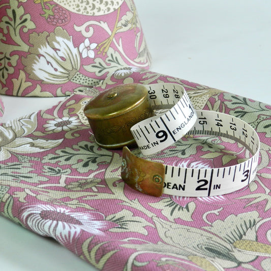 William Morris Strawberry Thief Clip-On Candle Clip Shade.  HandmadeMagenta Design. Chandelier Shade
