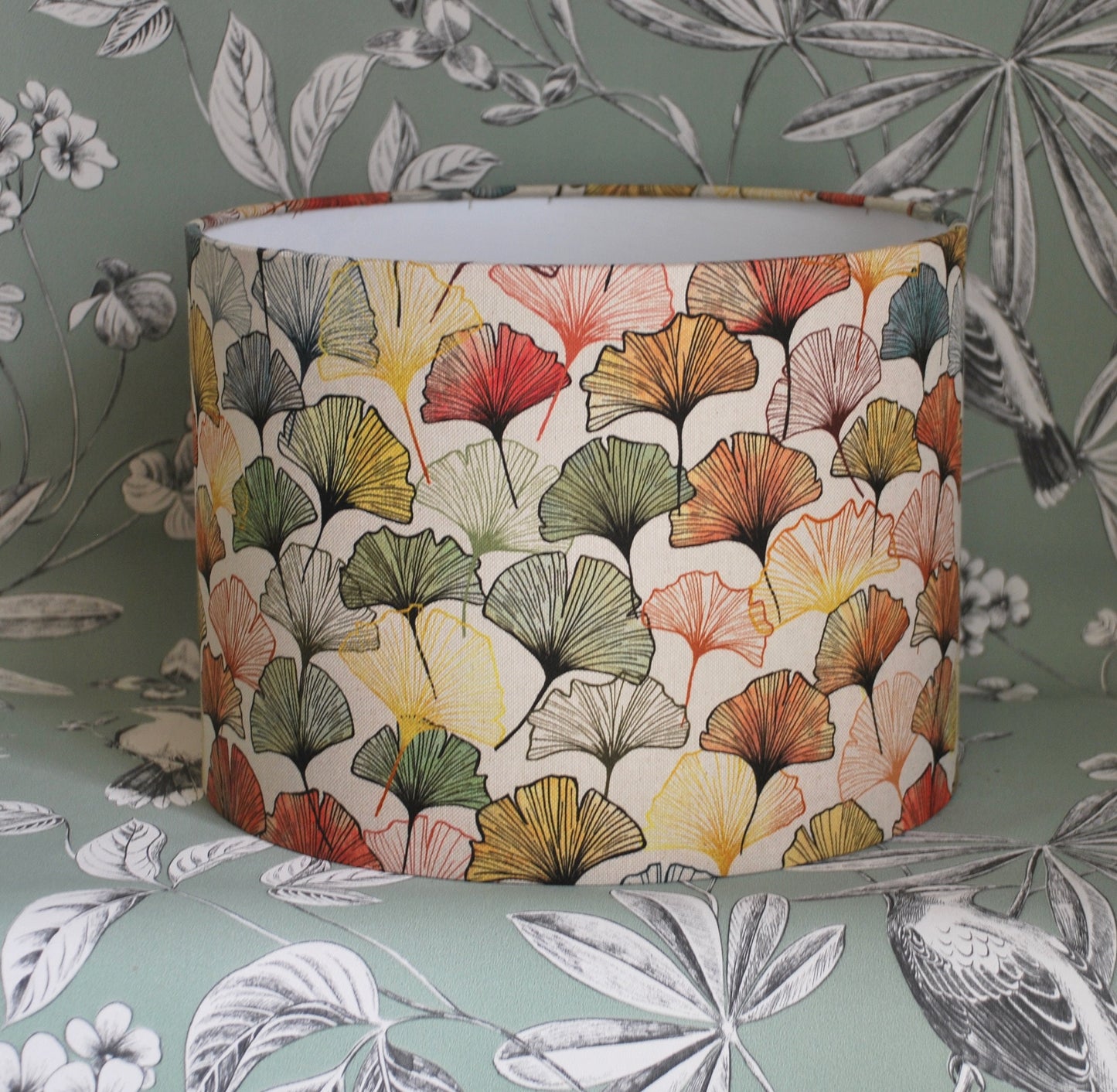 Handmade Floral Lampshade Ginkgo Leaves