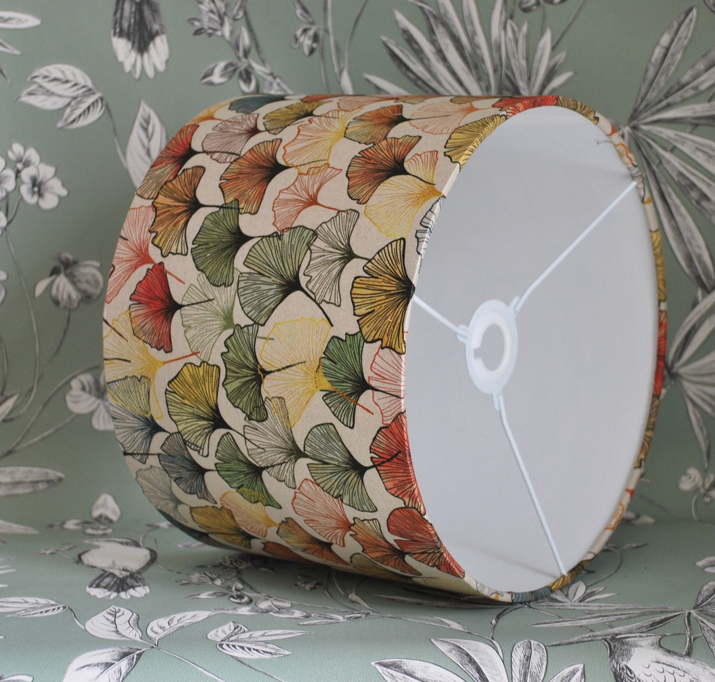 Handmade Floral Lampshade Ginkgo Leaves