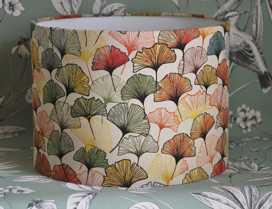 Handmade Floral Lampshade Ginkgo Leaves