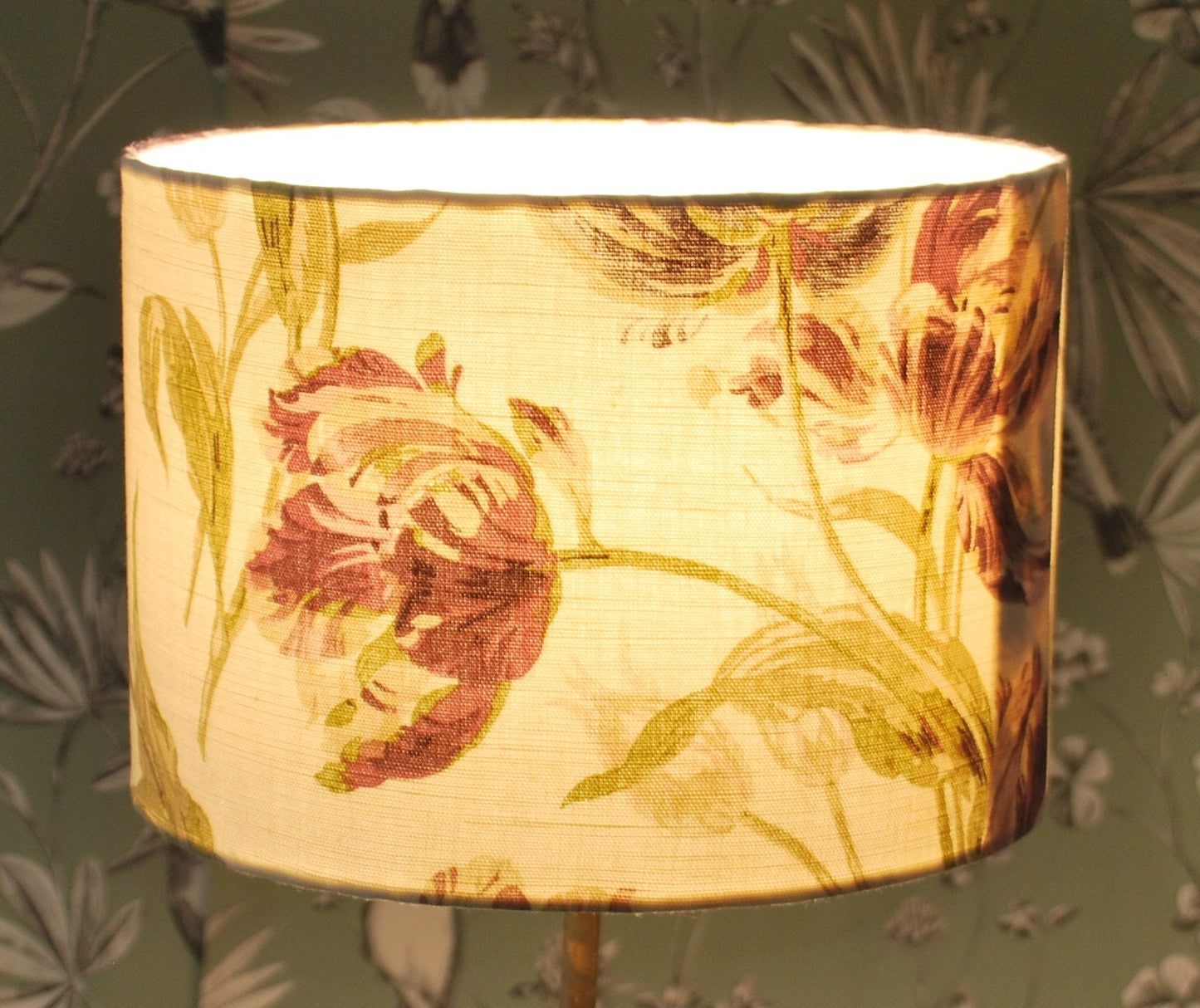 Handmade Floral Lampshade. Laura Ashley Tulips