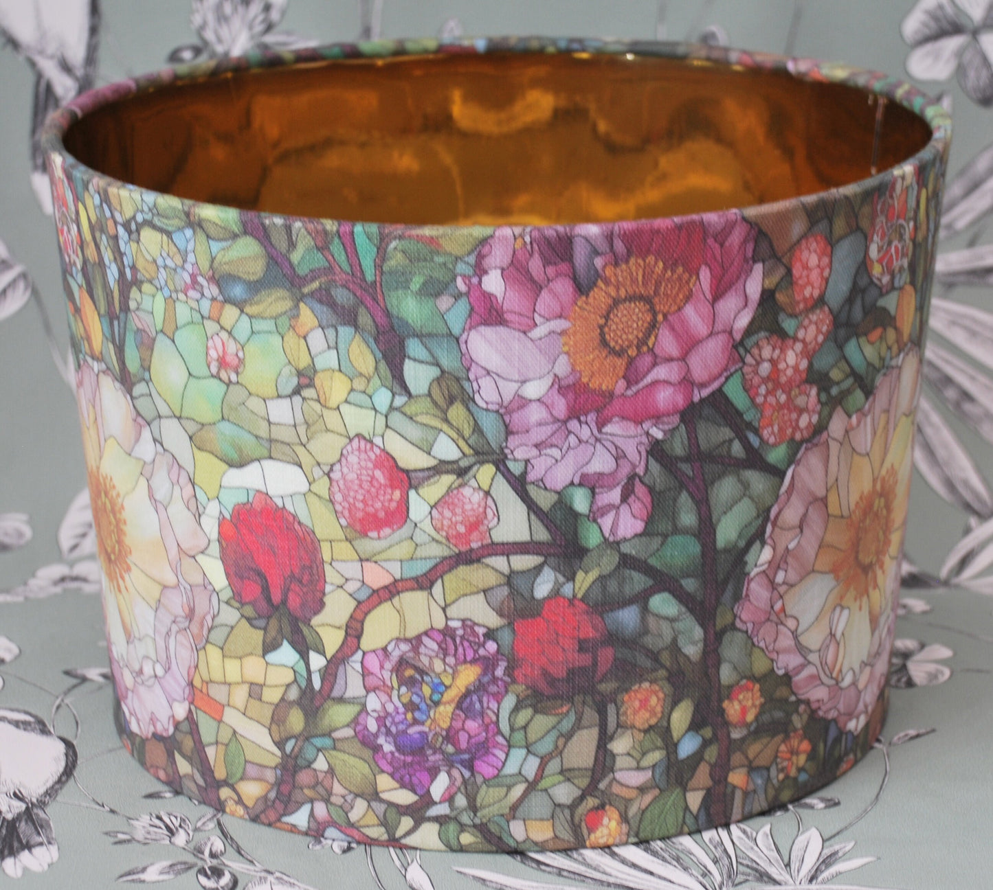 Handmade Stained Glass Design Lampshade