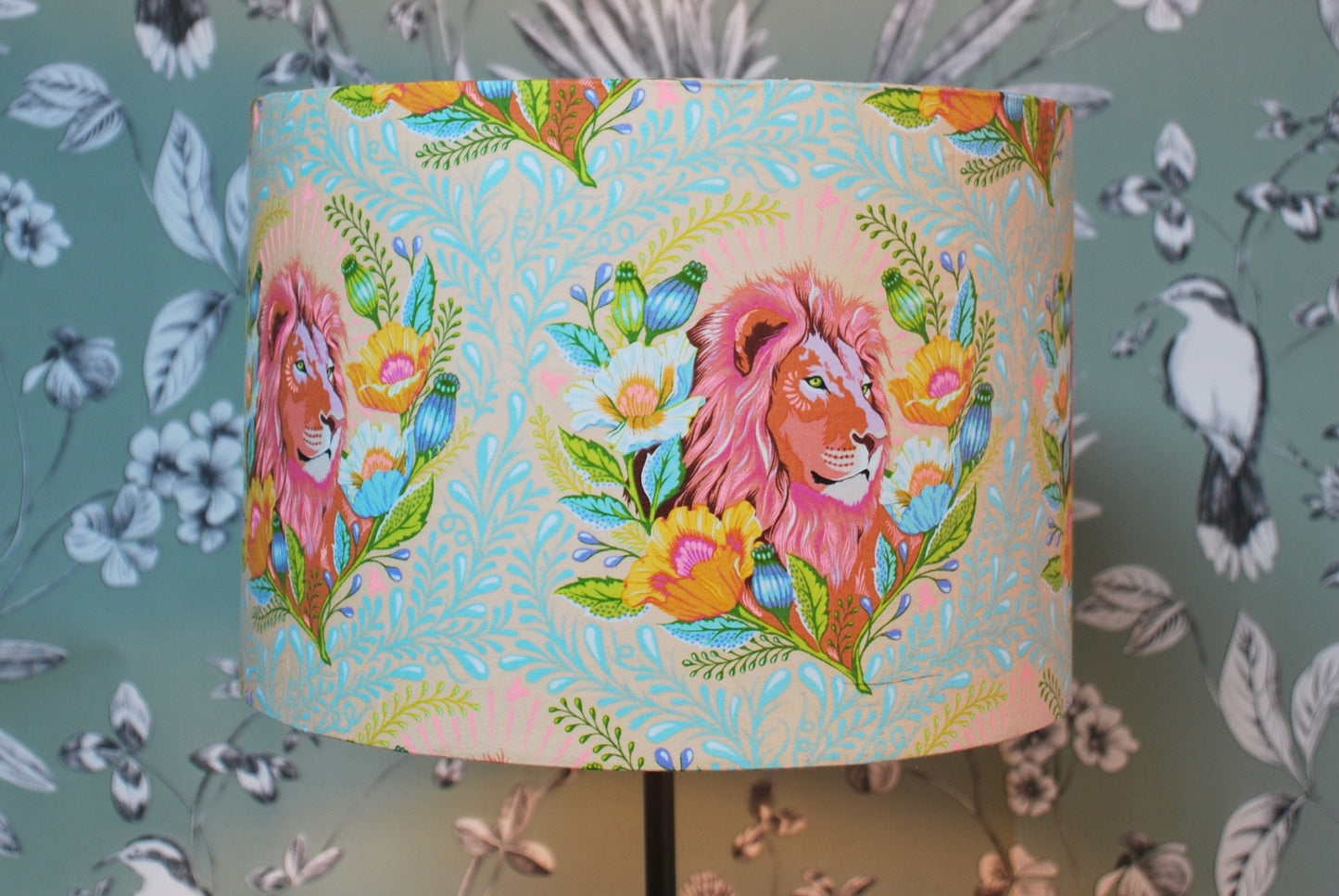 Handmade Whimsical Lion Lampshade