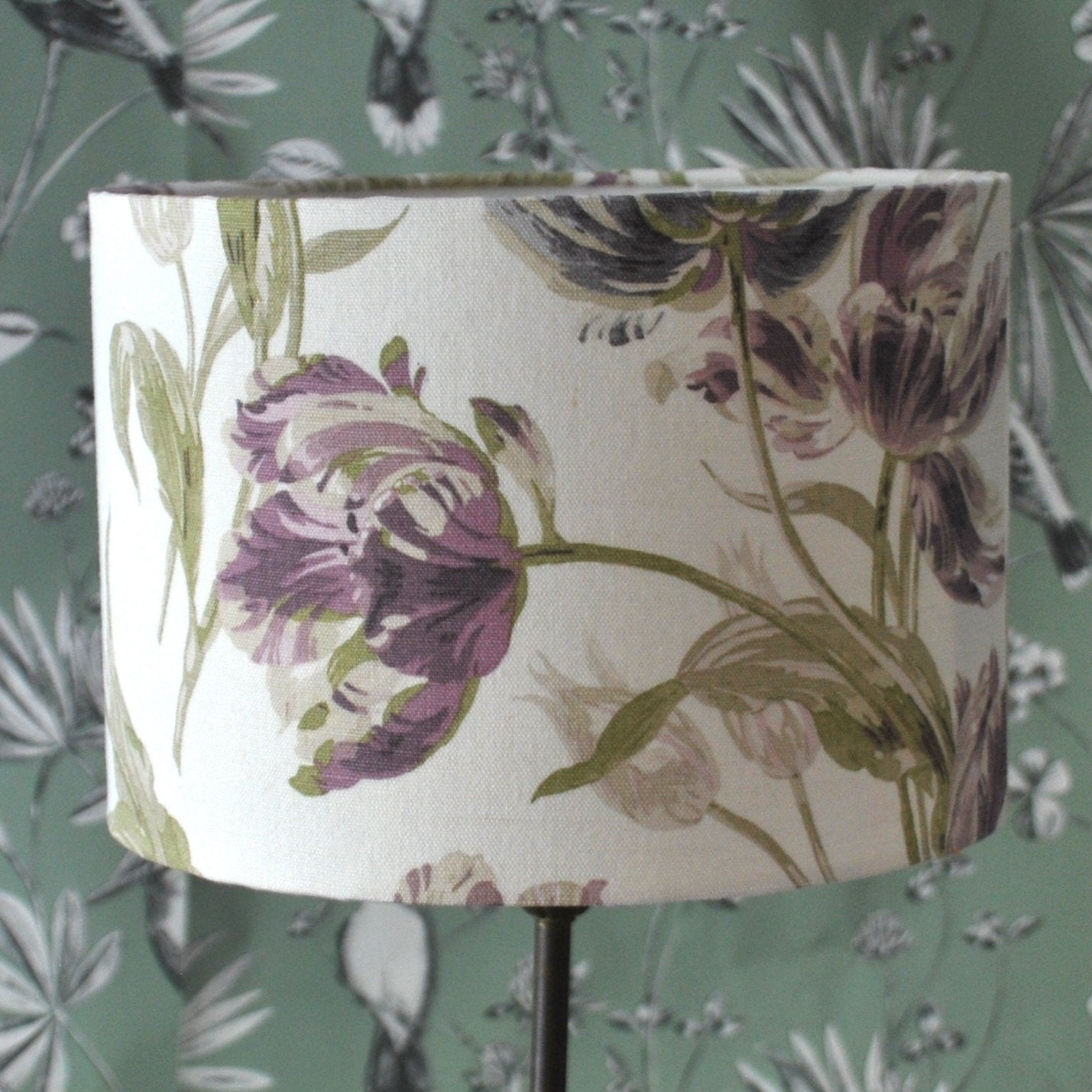 Handmade Floral Lampshade. Laura Ashley Tulips