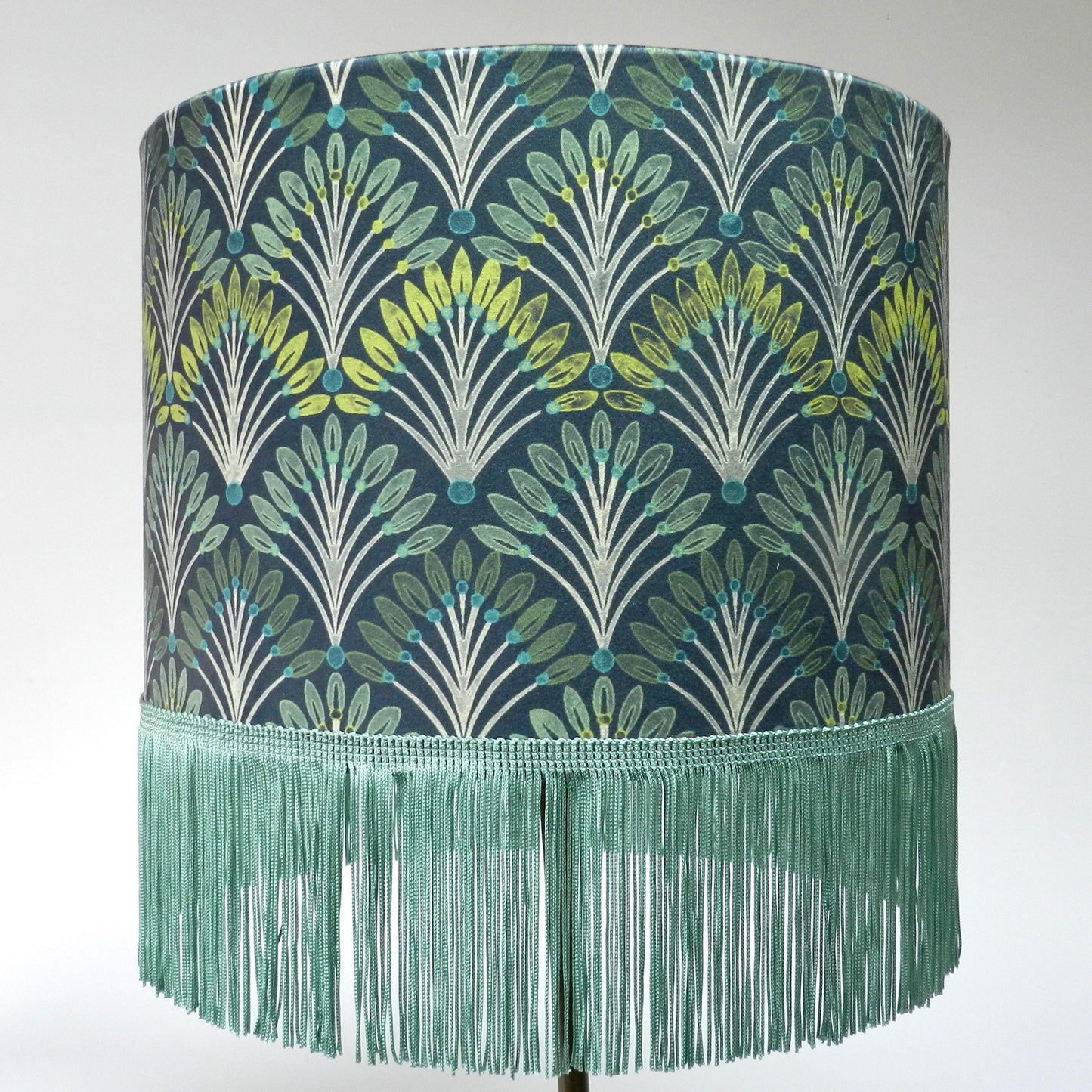 Handmade Velvet Lampshade Art Deco Fans