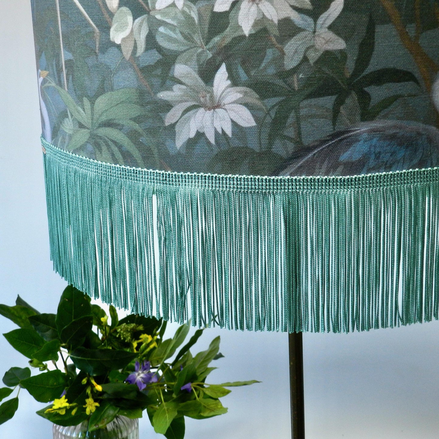 Handmade Heron Garden Lampshade