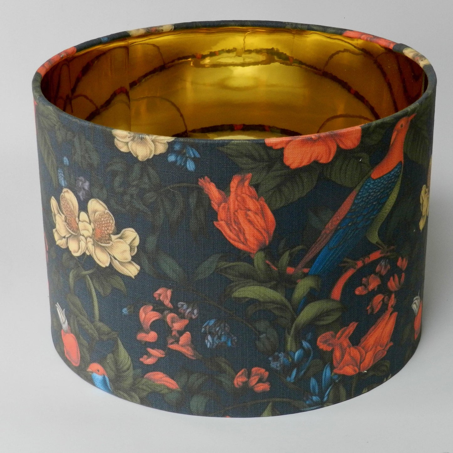 Handmade Vibrant Bird Lampshade,