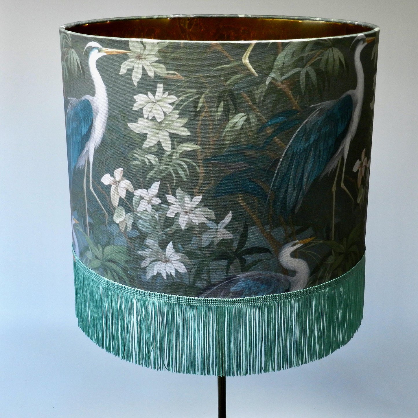 Handmade Heron Garden Lampshade